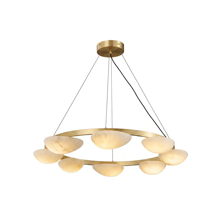 Crown Alabaster Chandelier