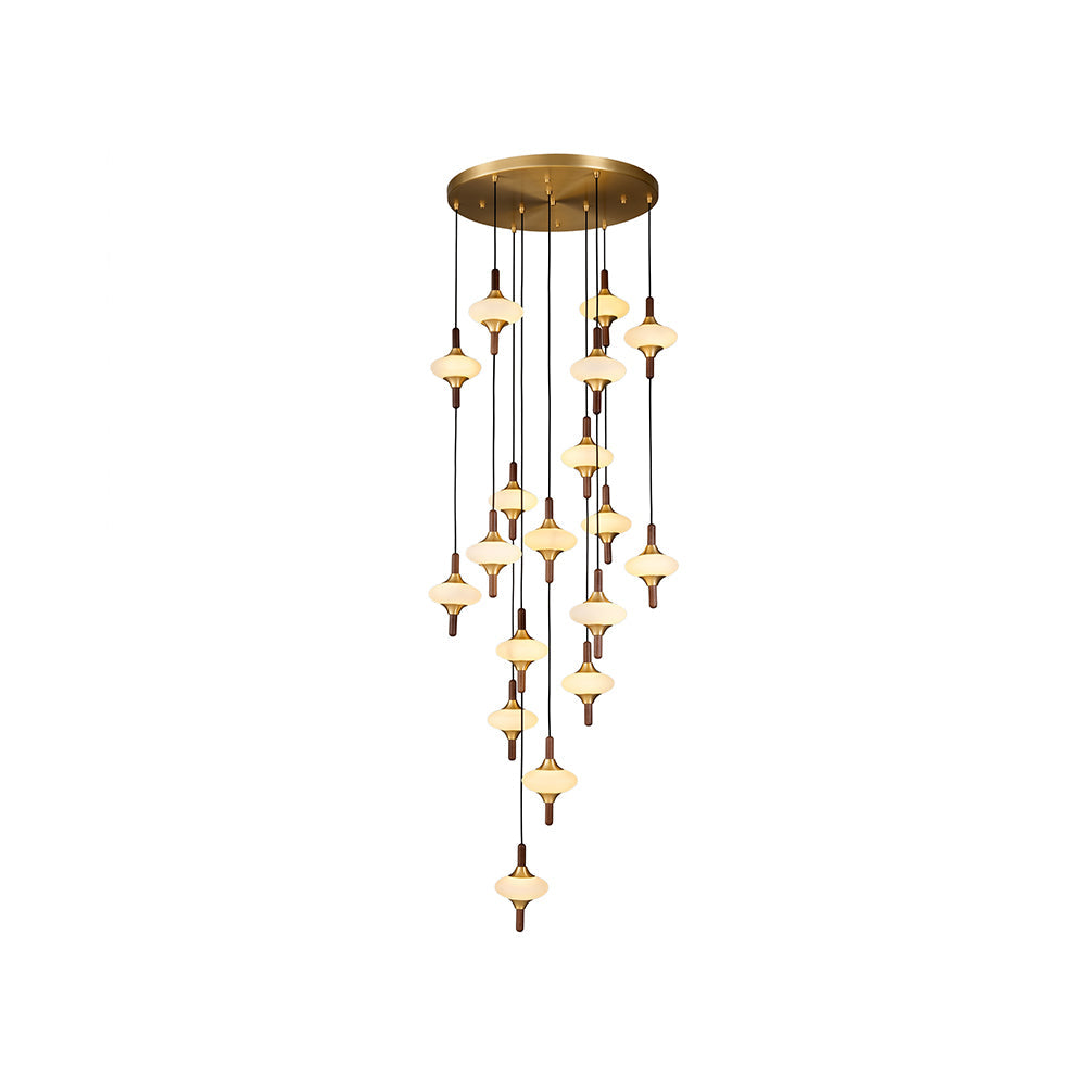 Cascade Spindle Chandelier