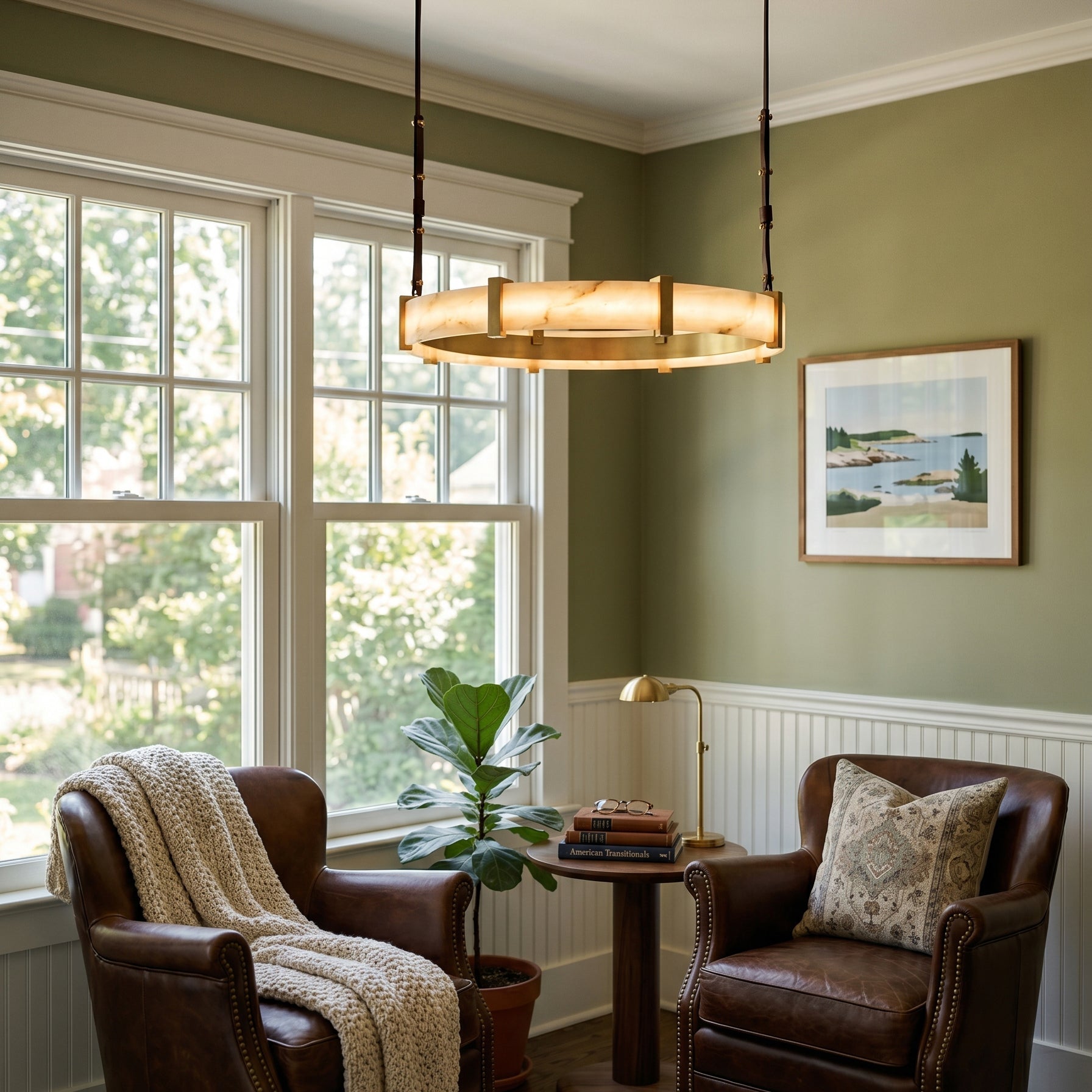 Zelda Alabaster Chandelier