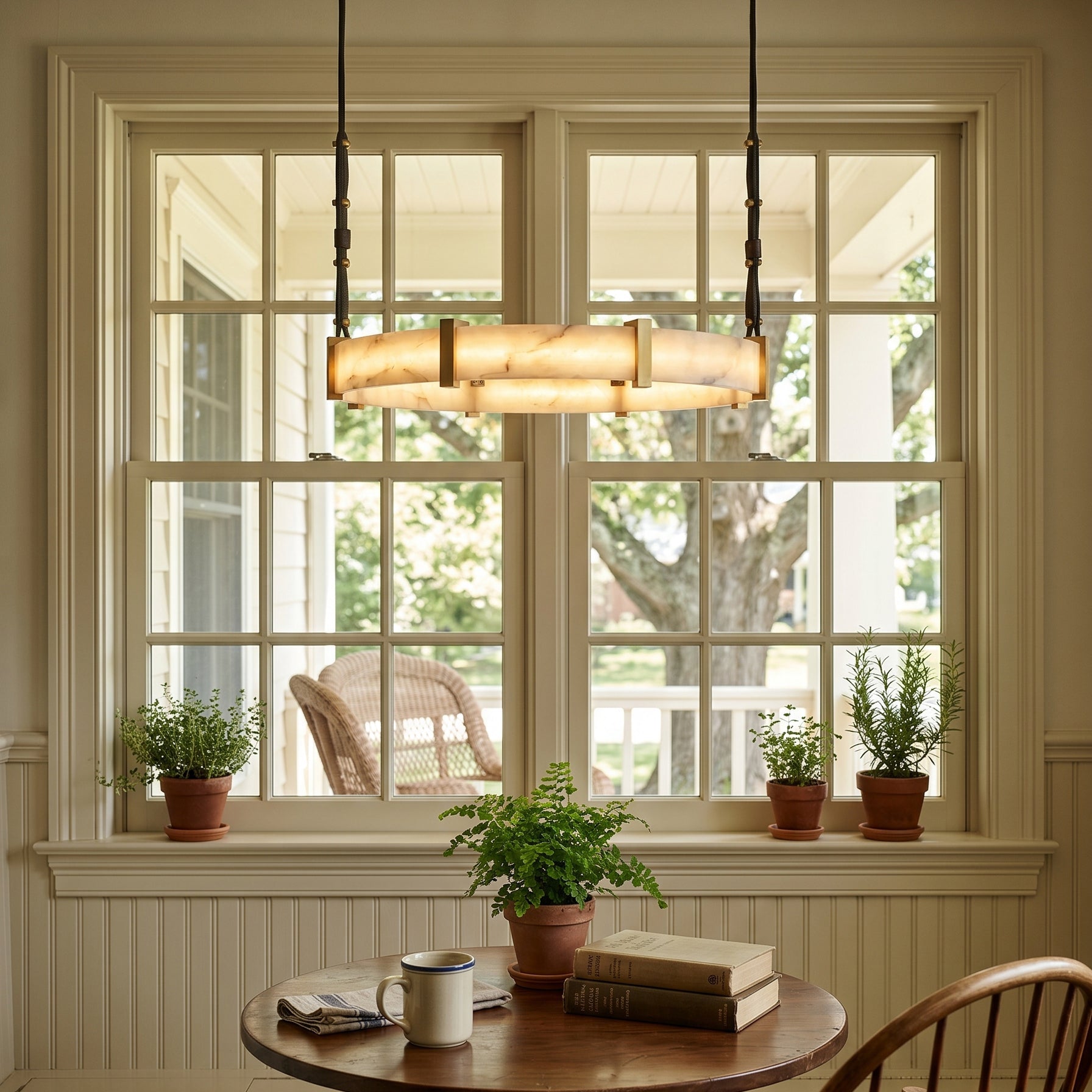 Zelda Alabaster Chandelier