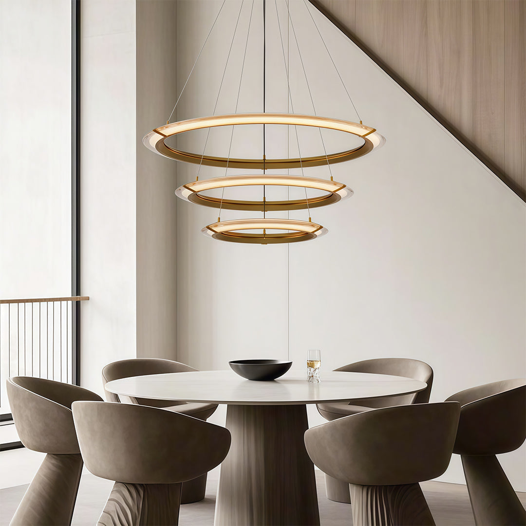 Modern Round Chandelier Luxury Design Ceiling Light