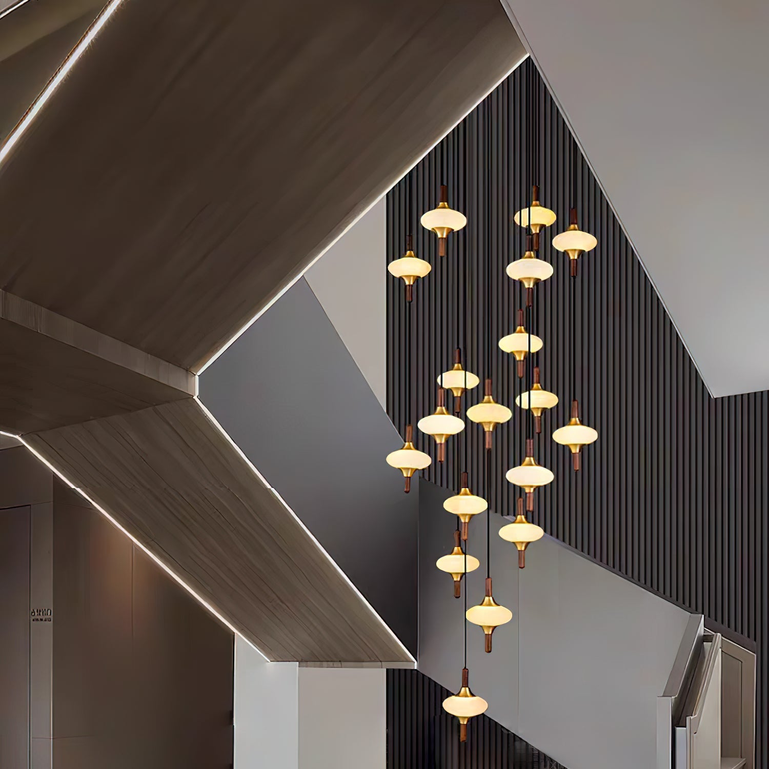 Cascade Spindle Chandelier
