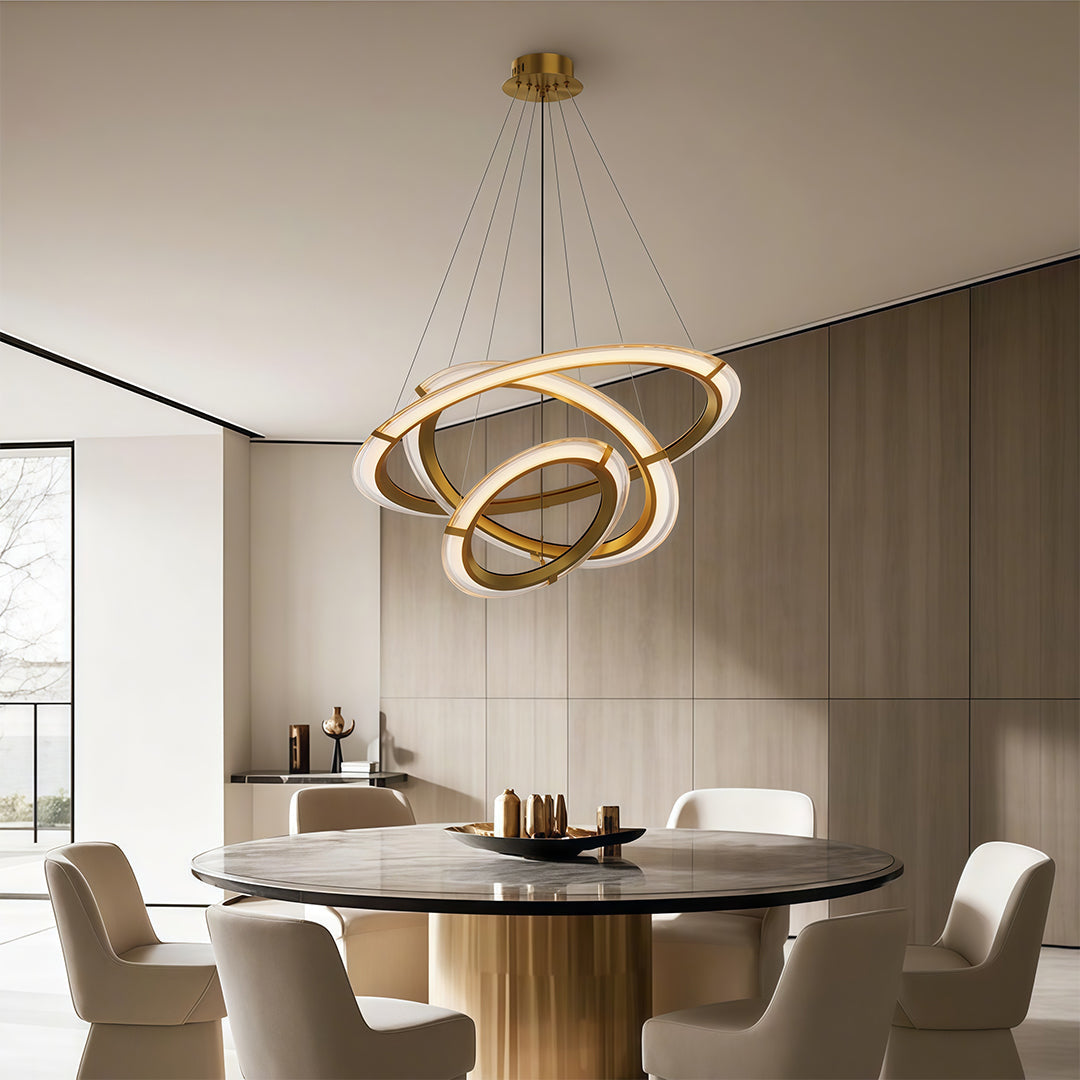 Modern Round Chandelier Luxury Design Ceiling Light