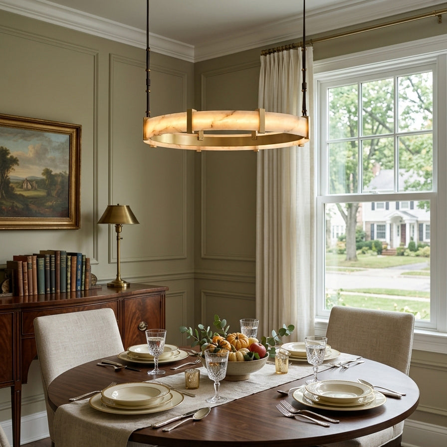 Zelda Alabaster Chandelier