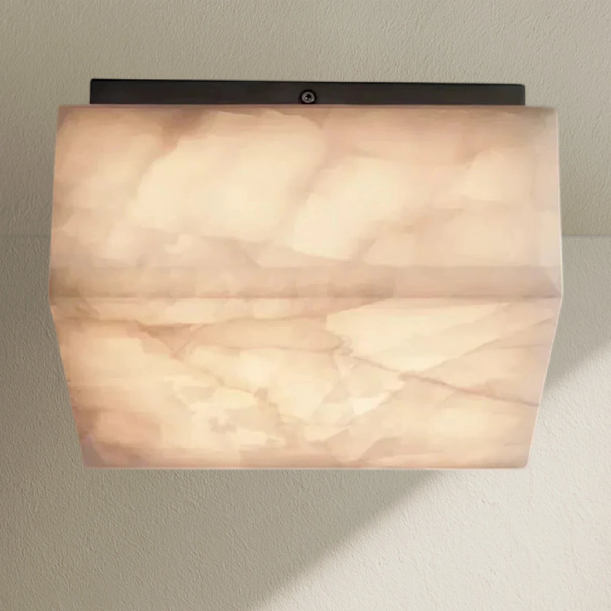 Rivfz Calcite Square Flushmount 6"10"14"