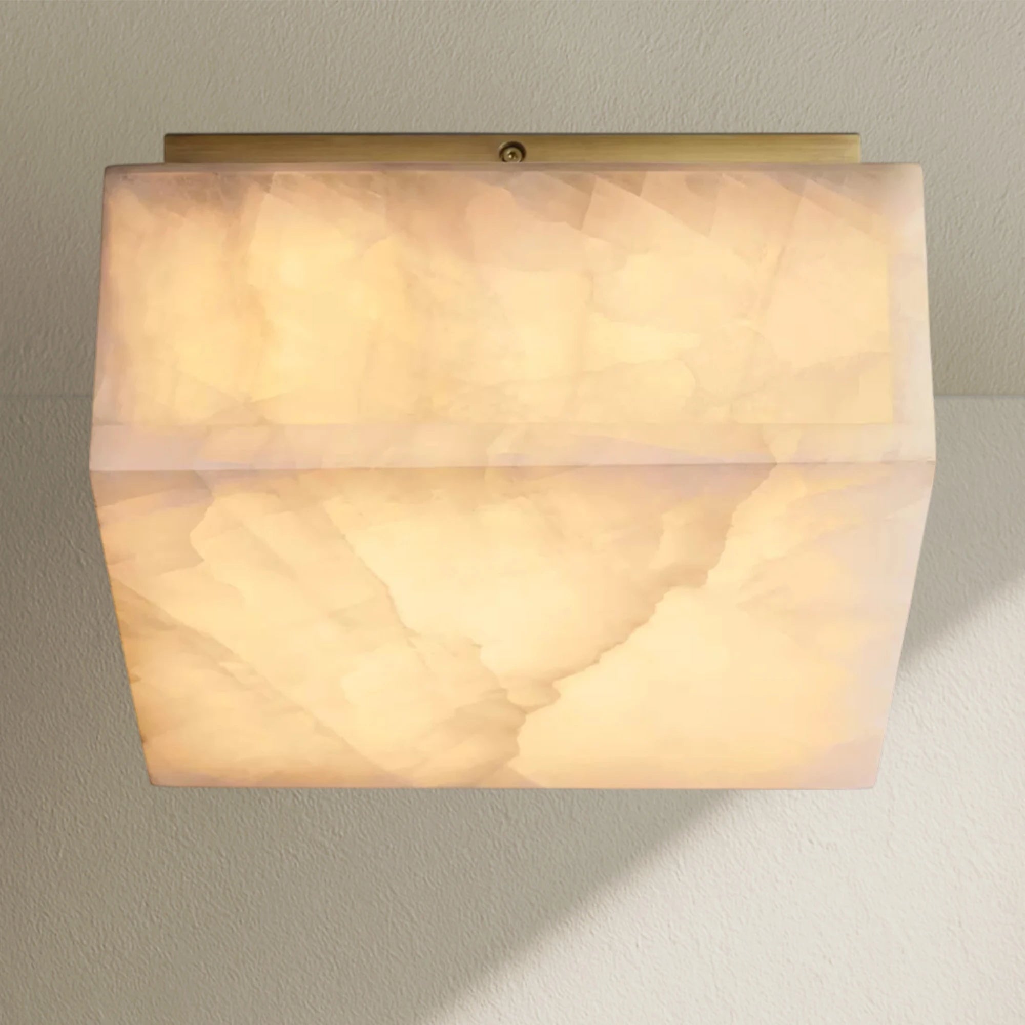 Rivfz Calcite Square Flushmount 6"10"14"