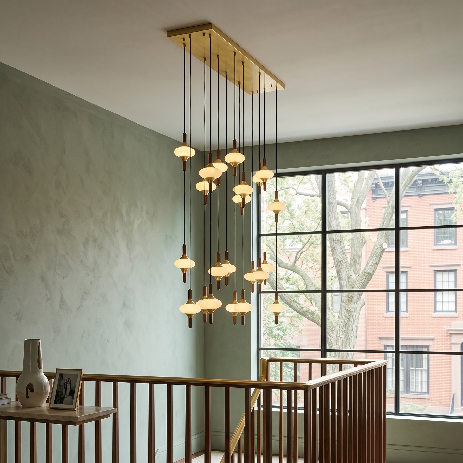 Cascade Spindle Chandelier