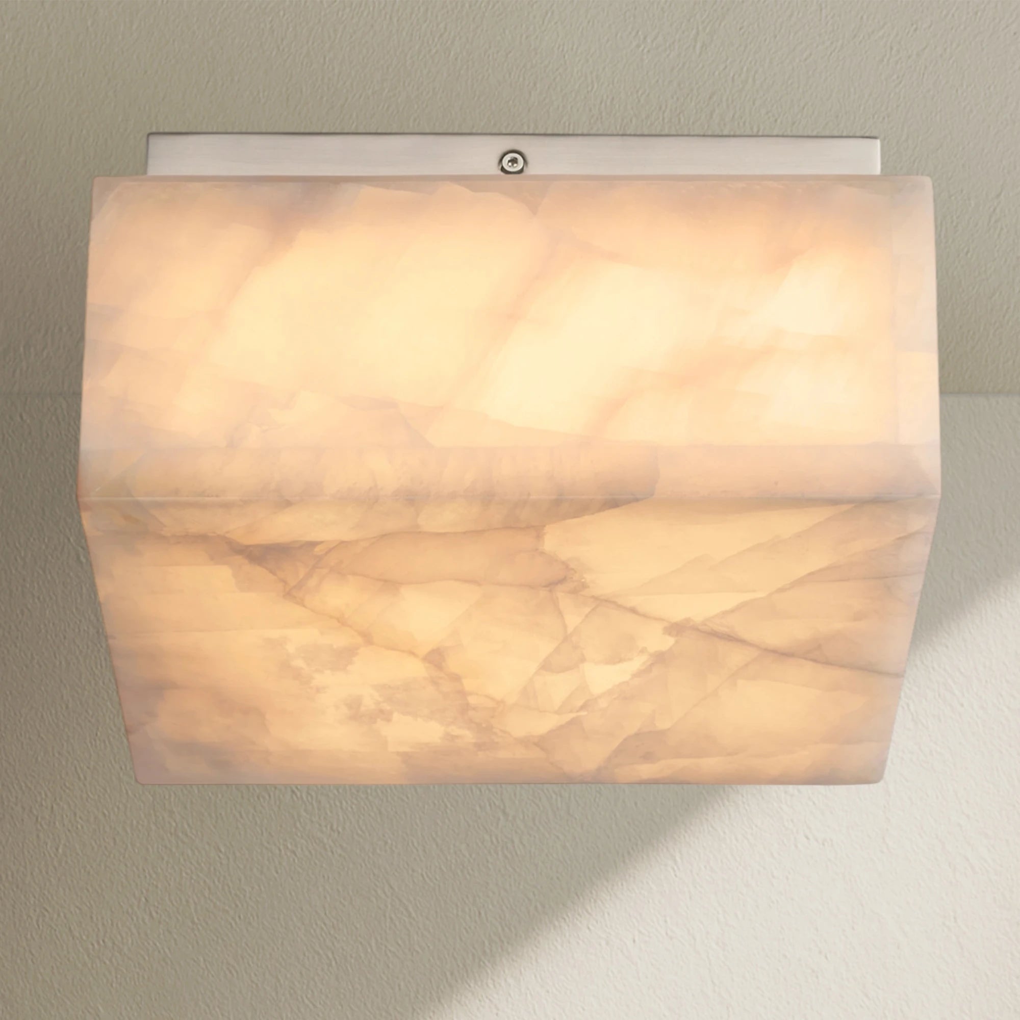 Rivfz Calcite Square Flushmount 6"10"14"