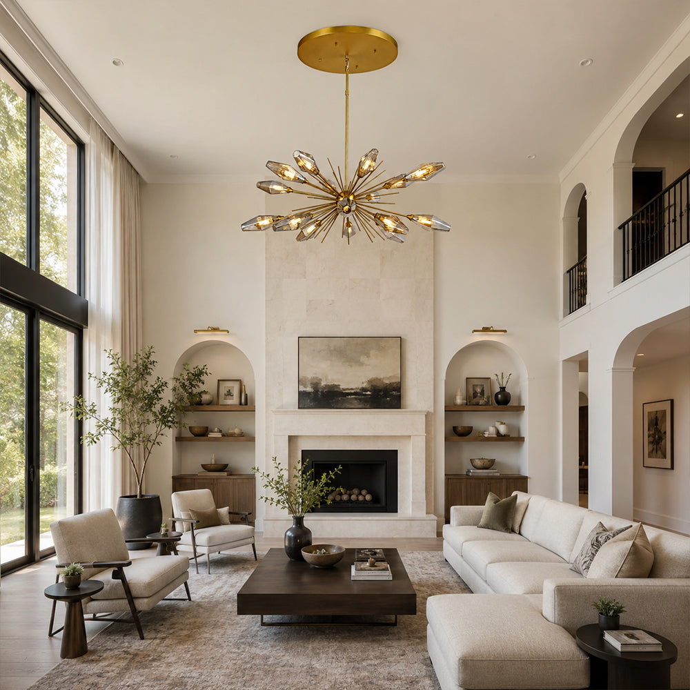 Misty Luxury Smoke Crystal Chandelier