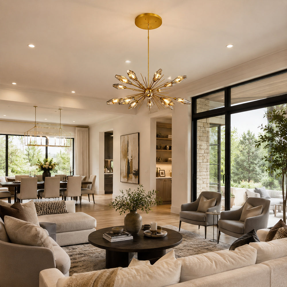 Misty Luxury Smoke Crystal Chandelier