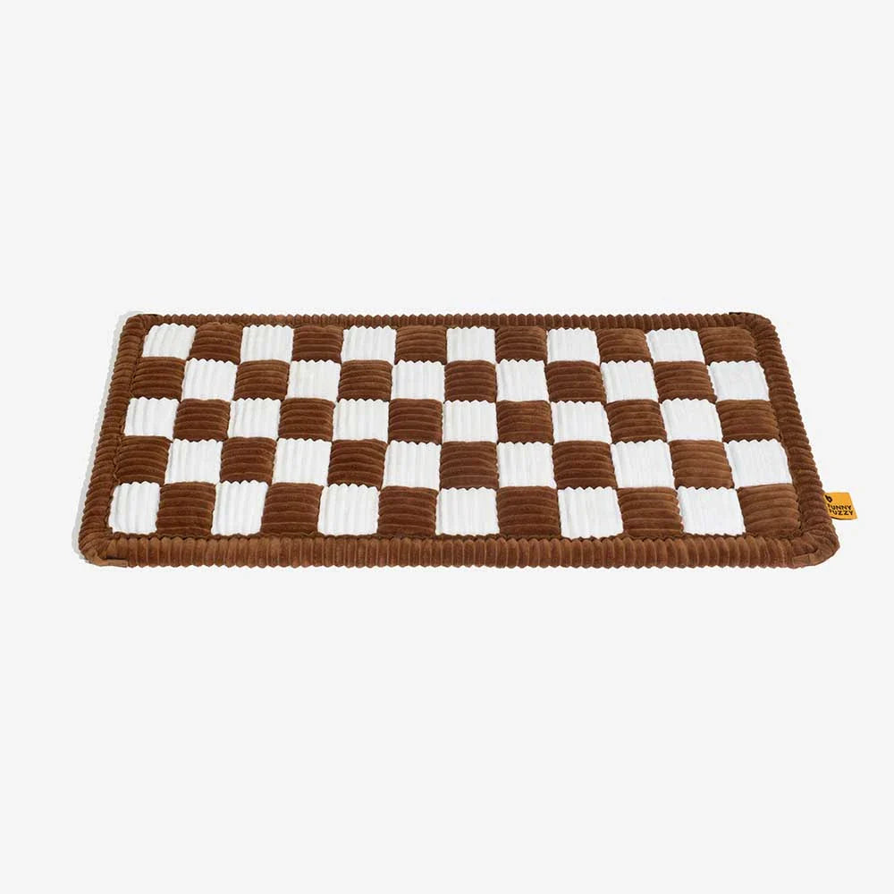 Cozy Plaid Non-Slip Dog Bed Mat for Car Seat Extender