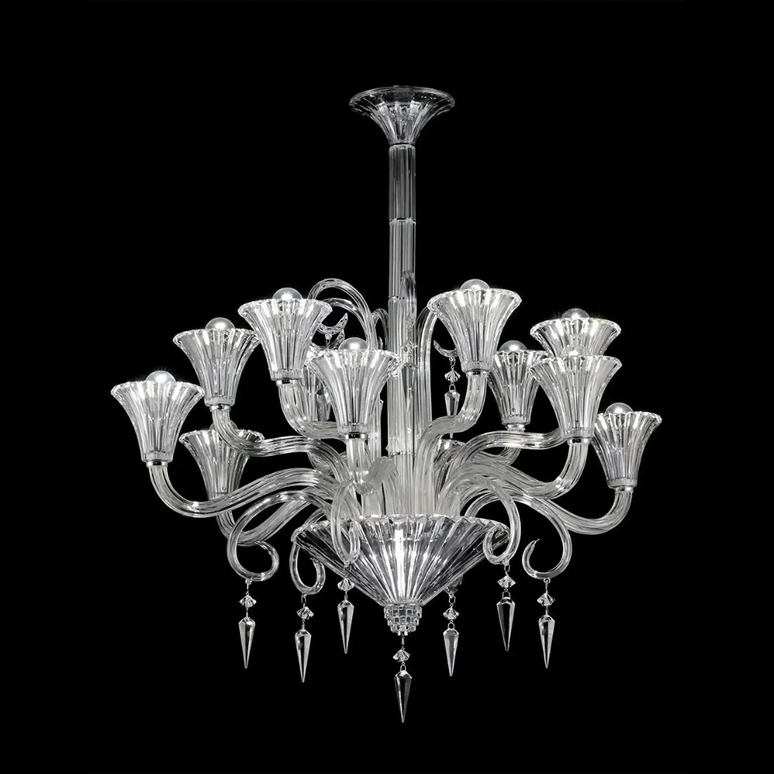 12 Lights Crystal Lighting - Joyfuzzy