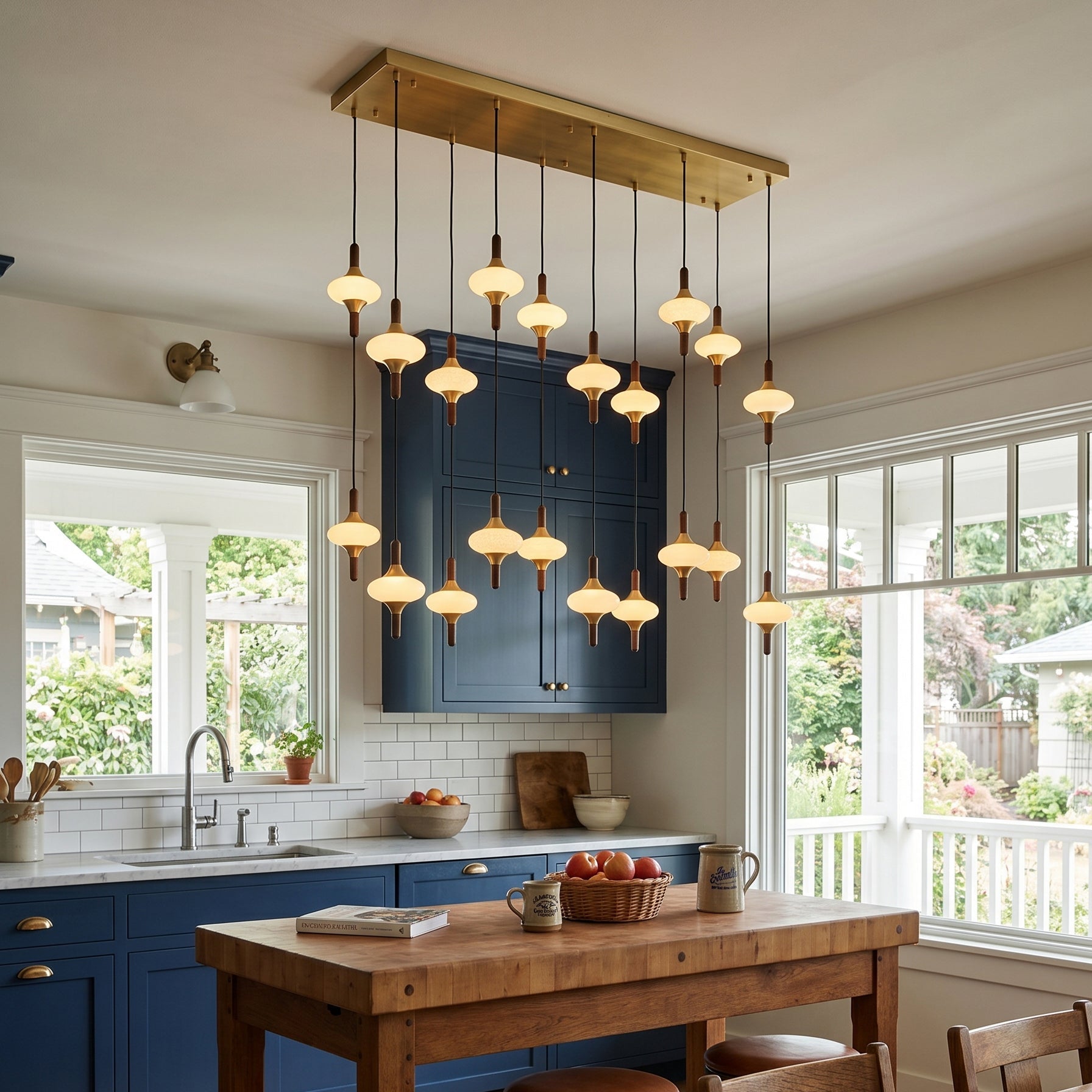 Cascade Spindle Chandelier