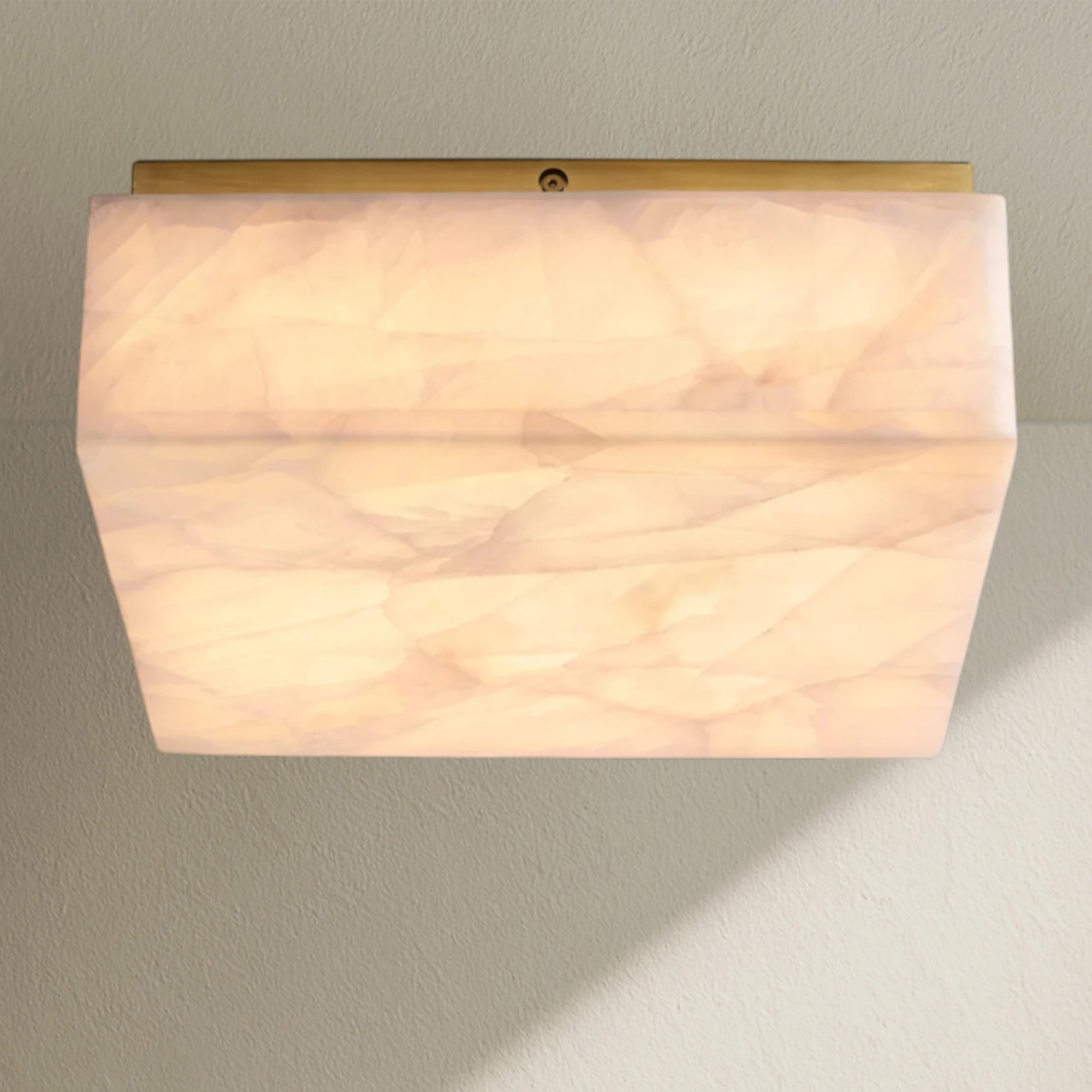 Rivfz Calcite Square Flushmount 6"10"14"