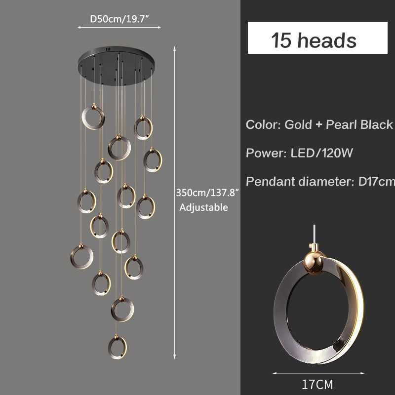 Joyfuzzy Nordic LED Ceiling Chandelier