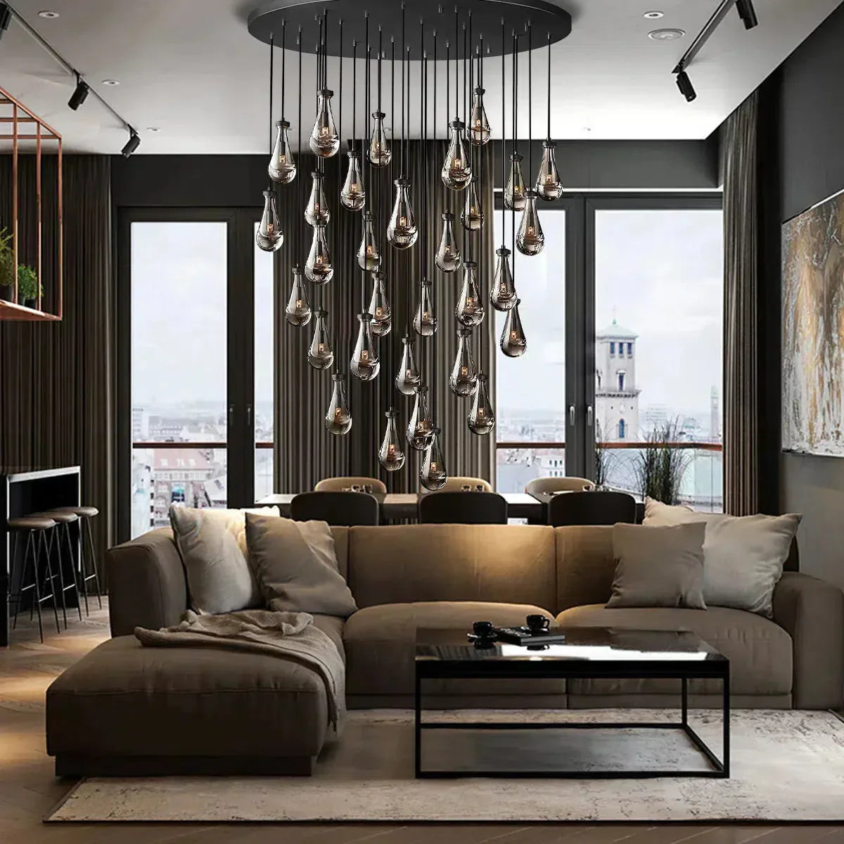 RAFZ Round Chandelier 60"