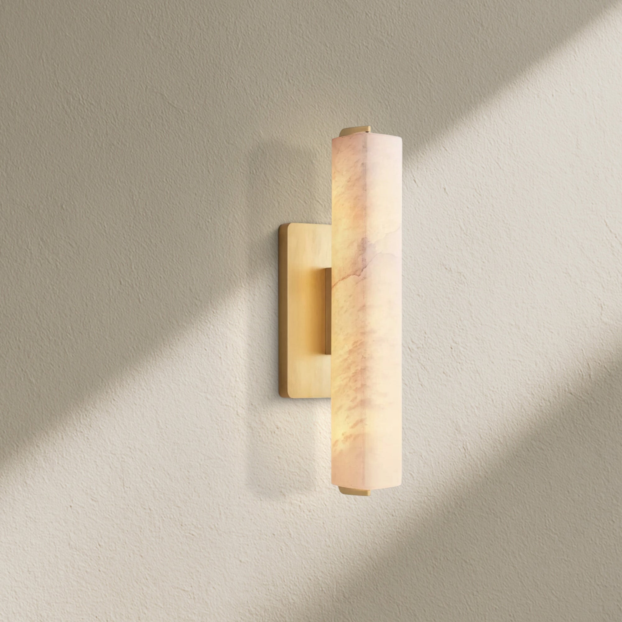 Aufz Alabaster Single Sconce