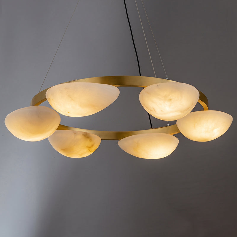 Crown Alabaster Chandelier