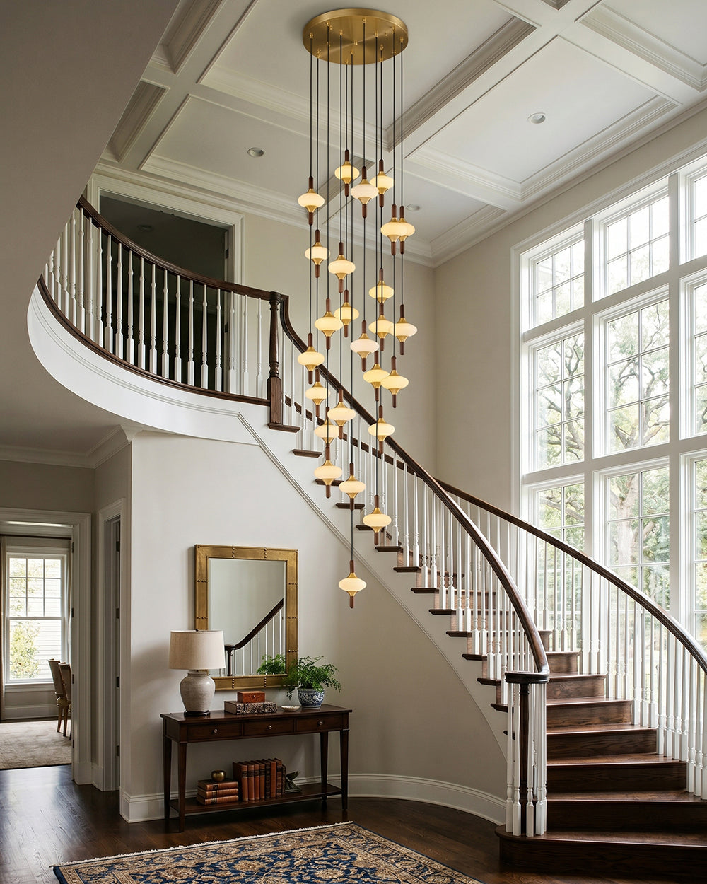 Cascade Spindle Chandelier