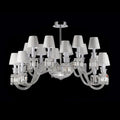 16 Lights Oval Lighting with Lampshades - Joyfuzzy
