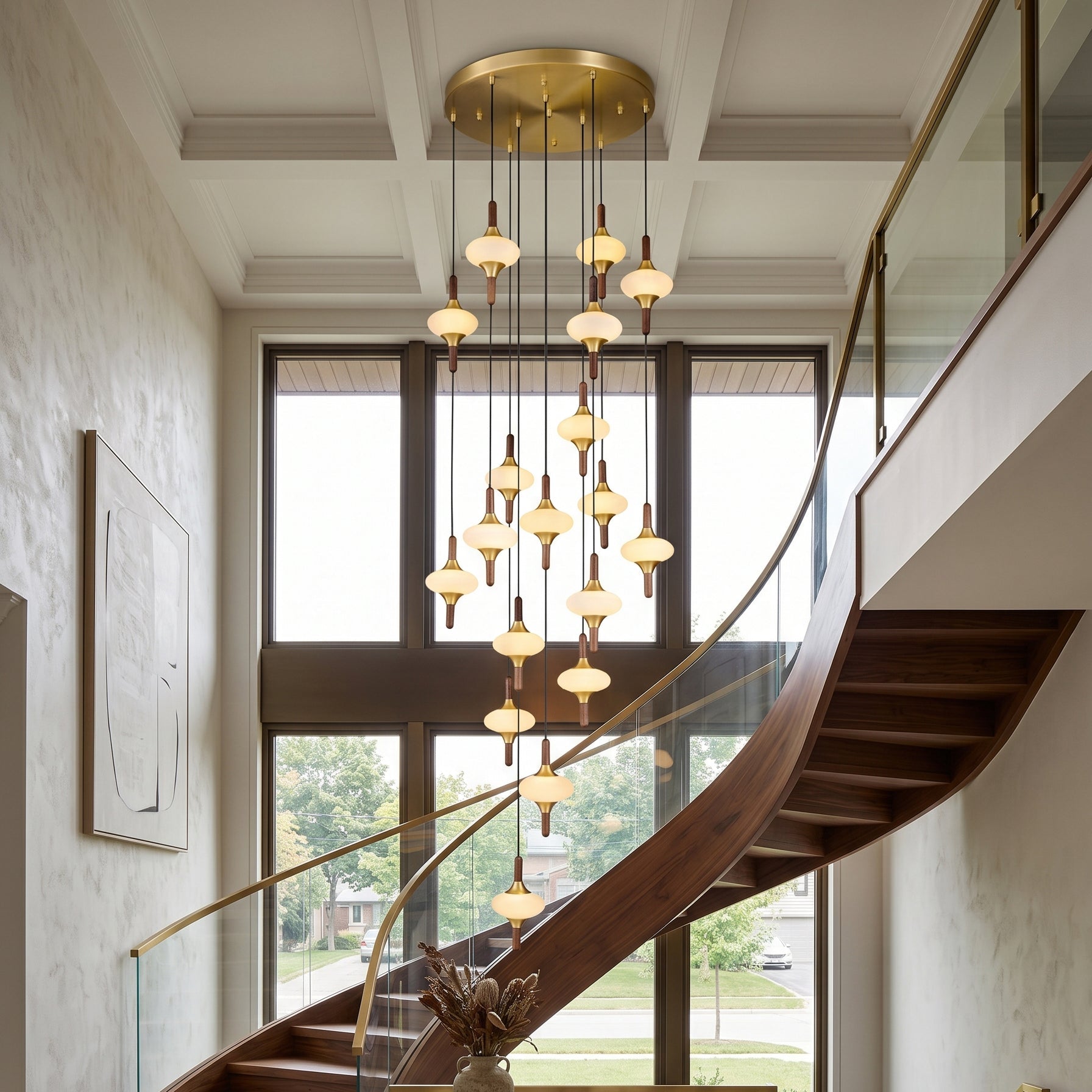 Cascade Spindle Chandelier
