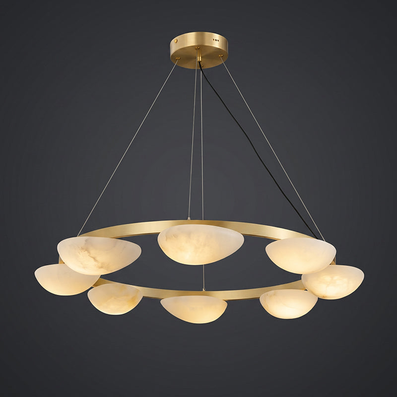 Crown Alabaster Chandelier