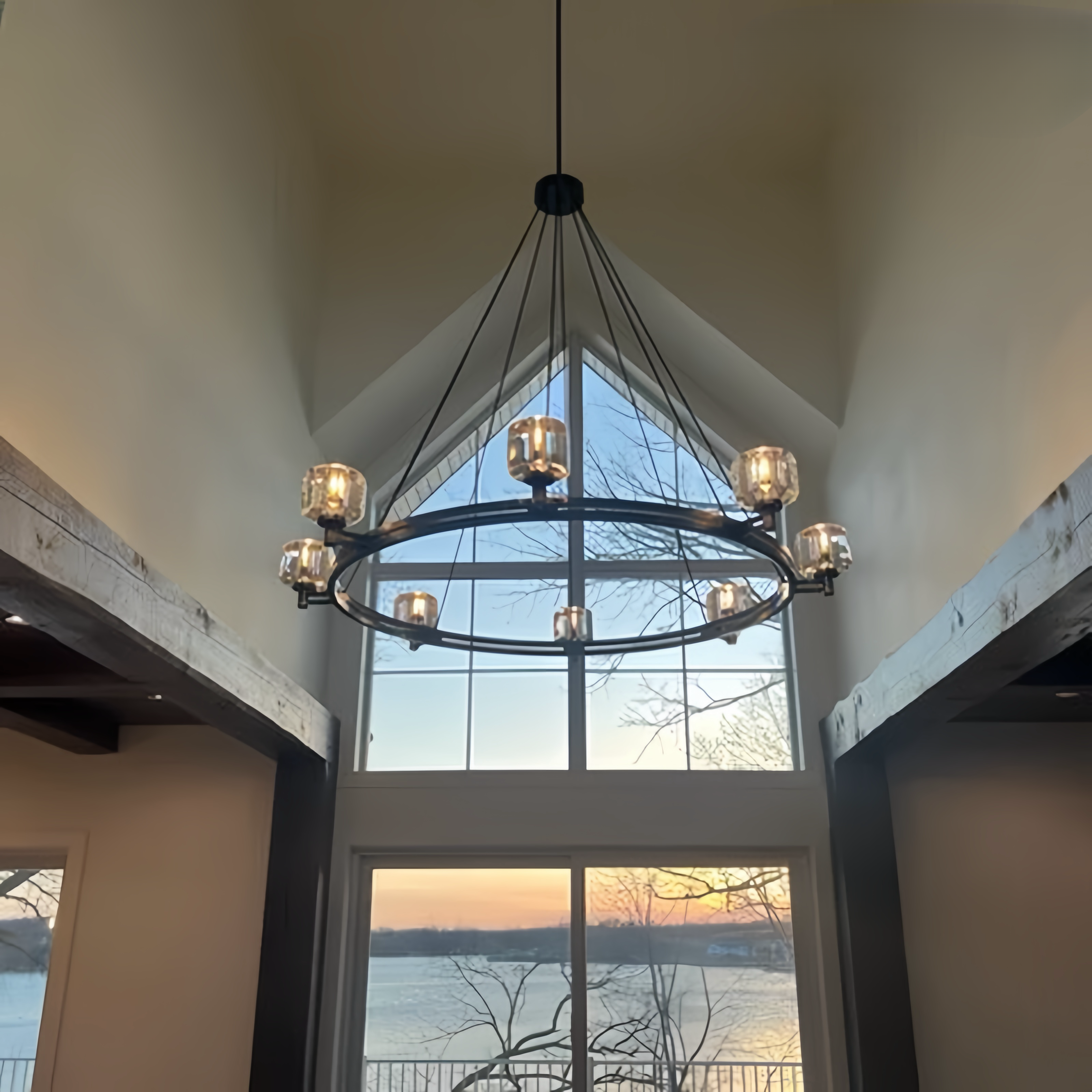 Deamafz Round Chandelier 36"48"60"