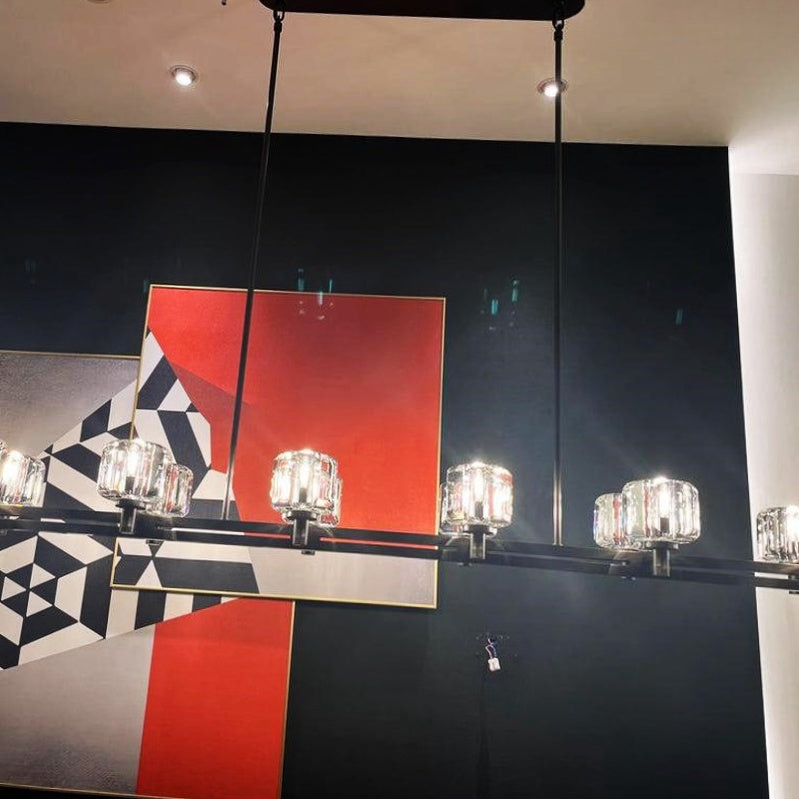 Deamafz Double Linear Chandelier 54"72"