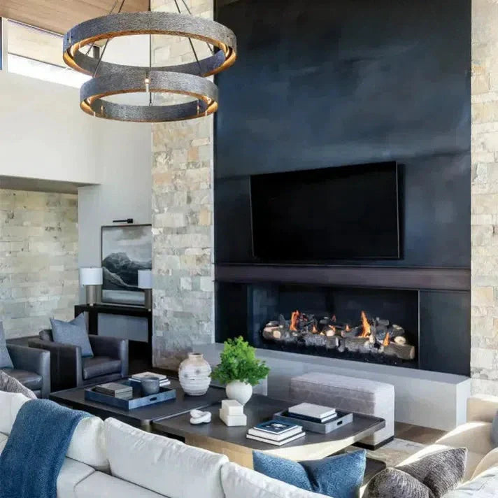 veufz Two-Tier Round Chandelier D 60"