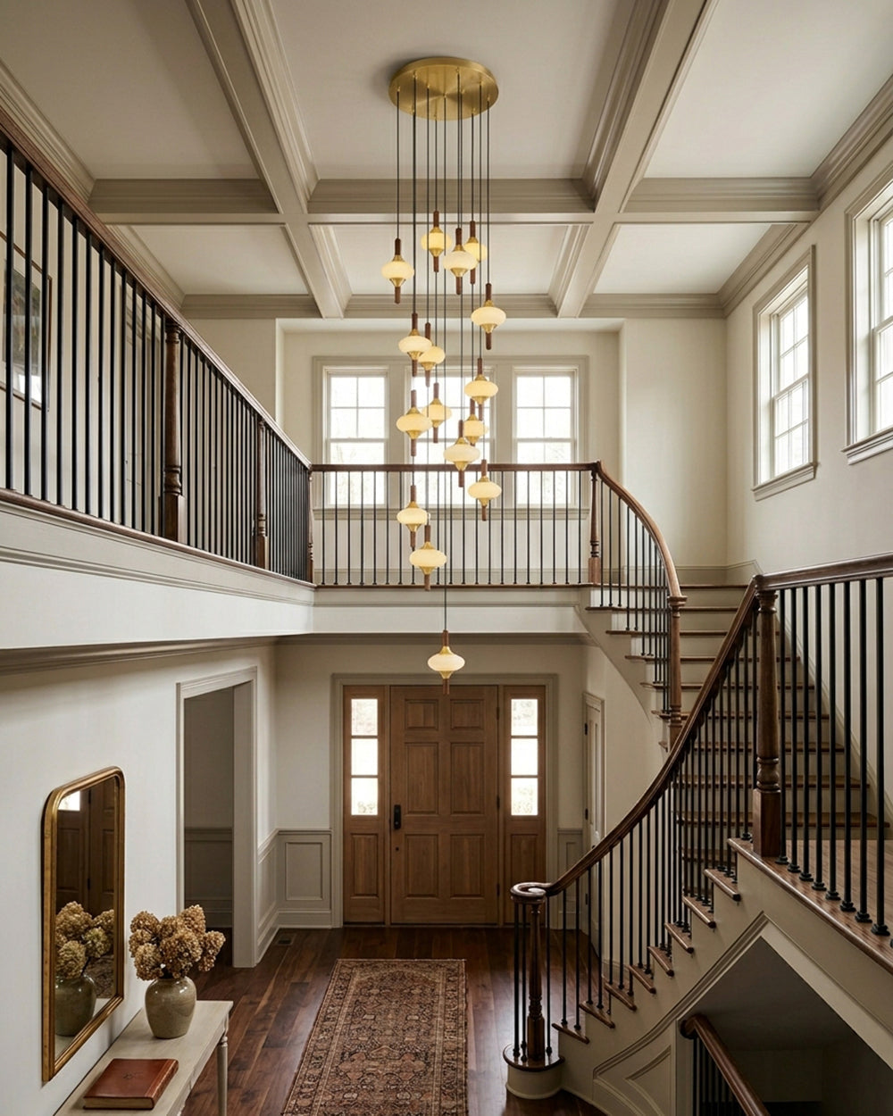 Cascade Spindle Chandelier