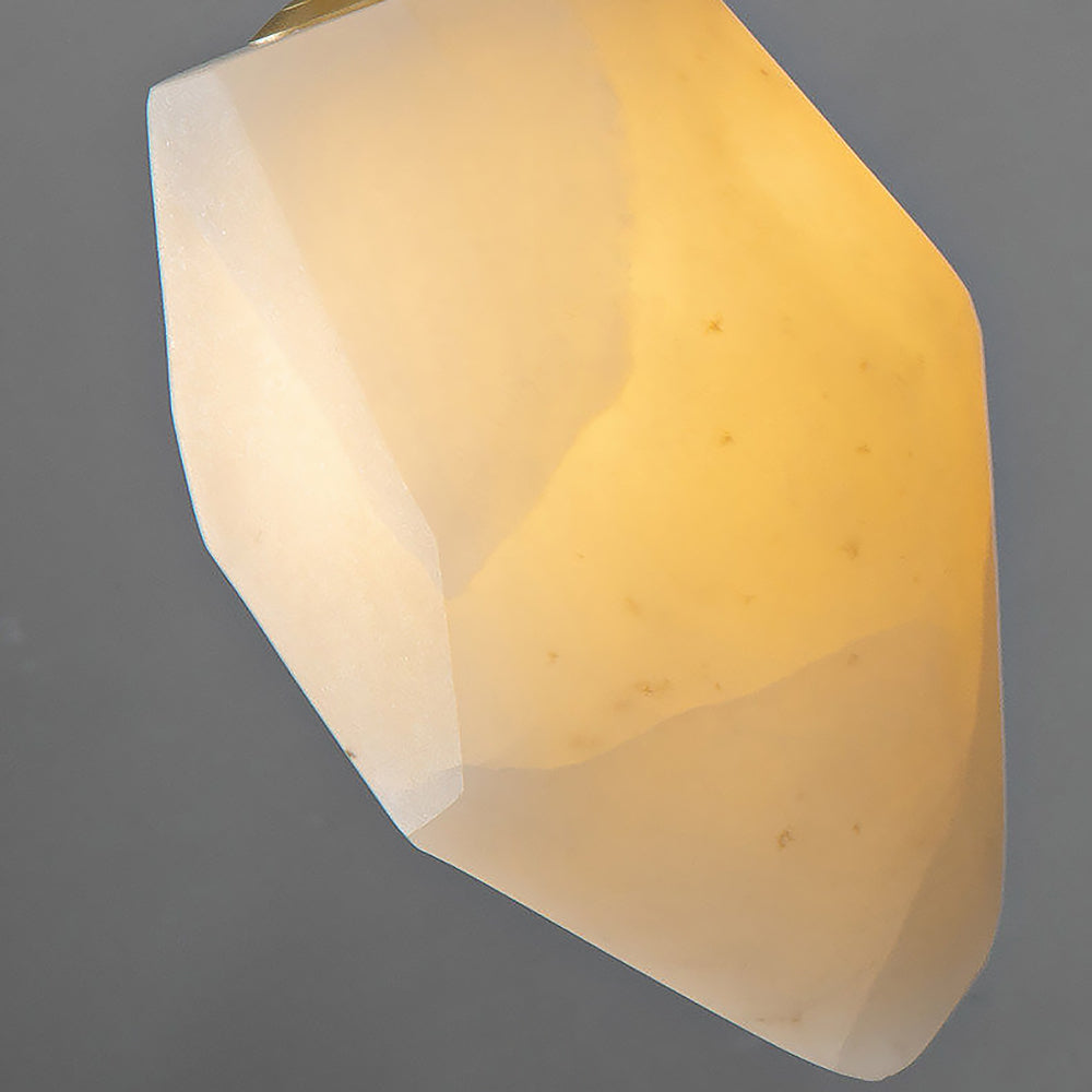 Alabaster Ore Linear Chandelier