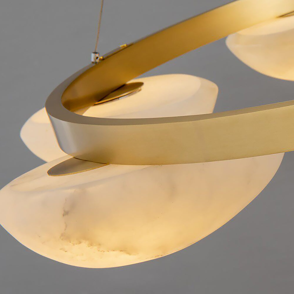Crown Alabaster Chandelier