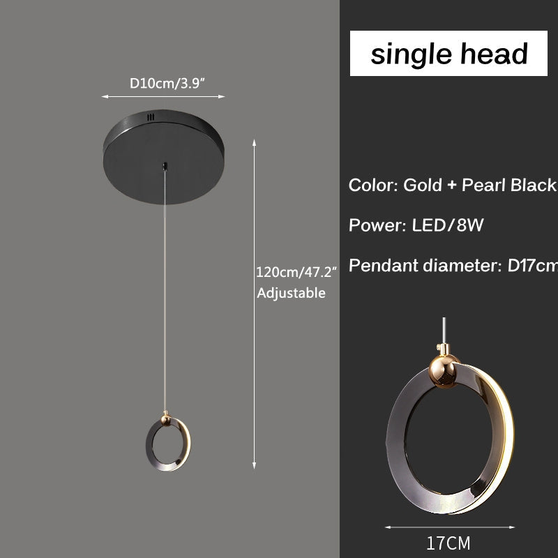 Joyfuzzy Nordic LED Ceiling Chandelier