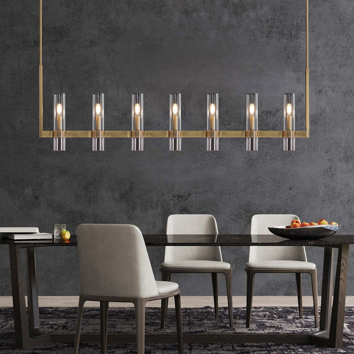 Lavefz Linear Chandelier 59"