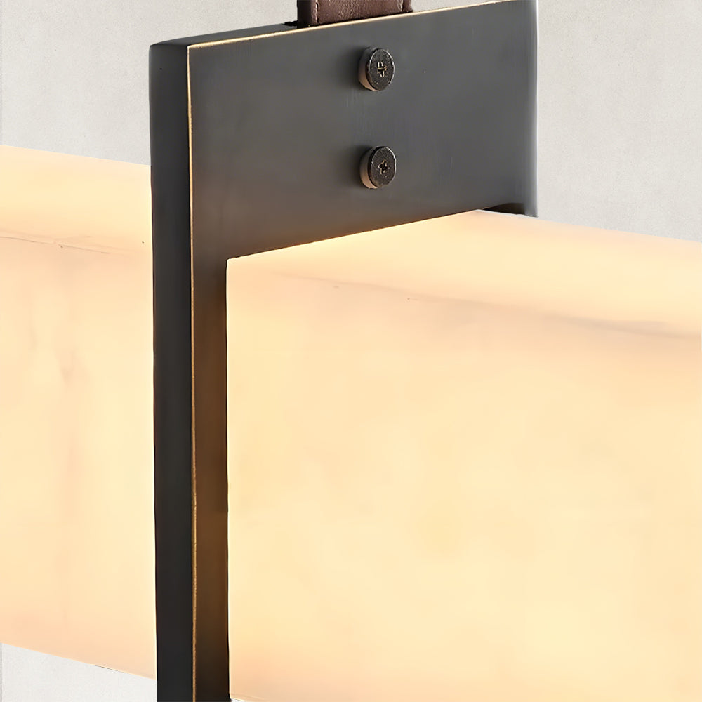Siena Linear Alabaster Pendant Light 39"L