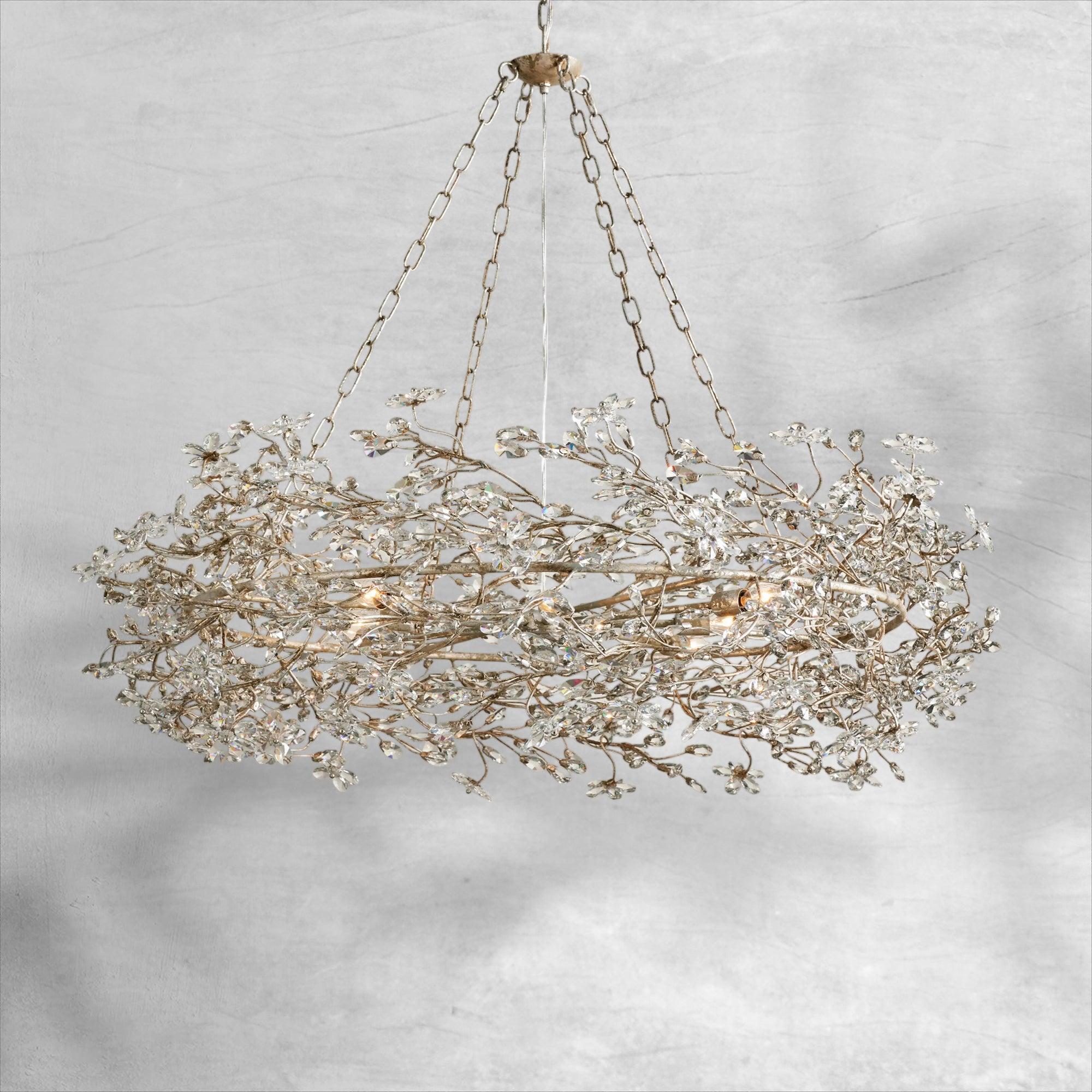 Fiore Crown Chandelier 39" 48" 60"