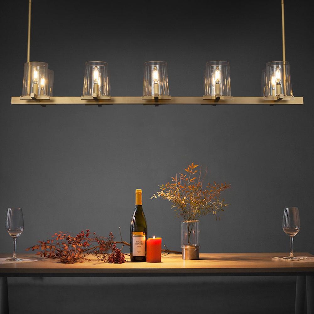 PAFZ Modern Linear Chandelier 49"60"