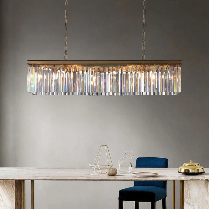 Rhyfz Rectangular Chandelier 59"