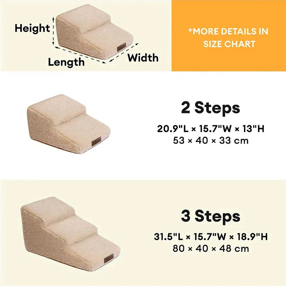 Climbing Aid for Bed and Couch Access Joint Protection Soft Dog Ramp Stairs