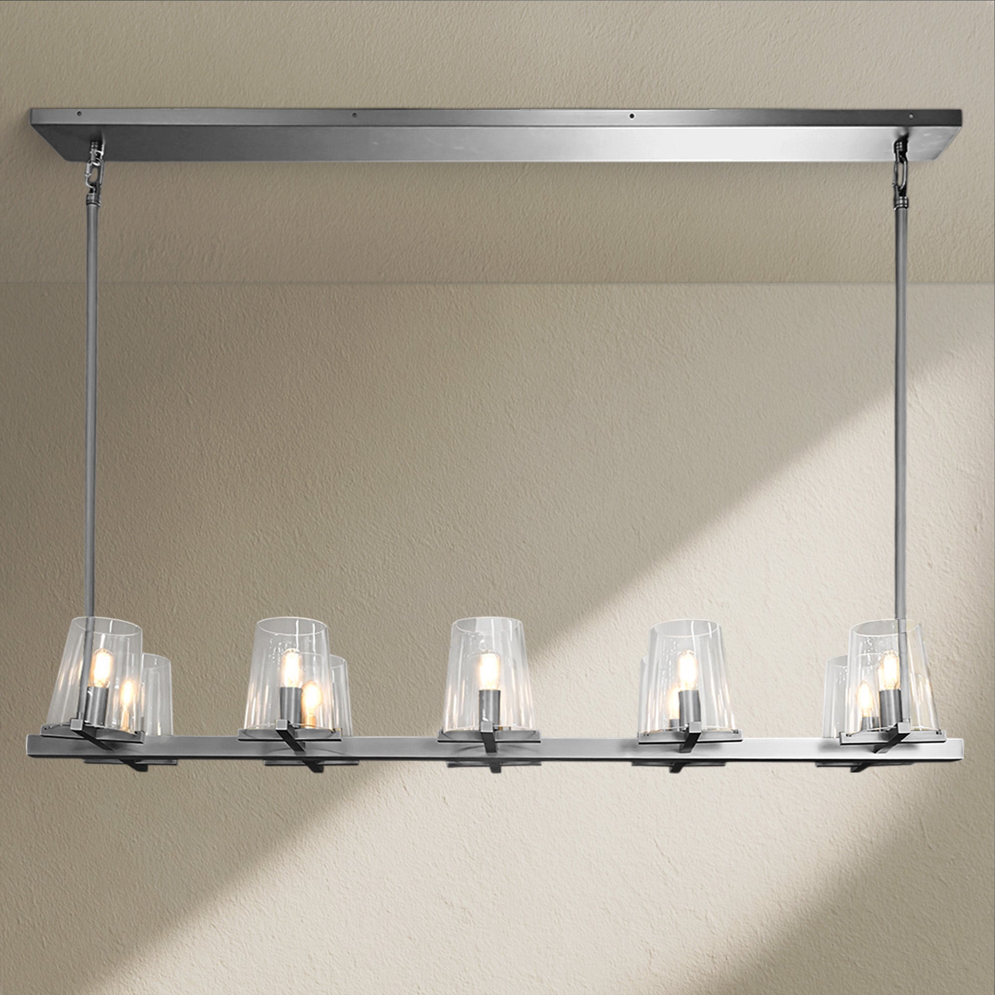 PAFZ Modern Linear Chandelier 49"60"