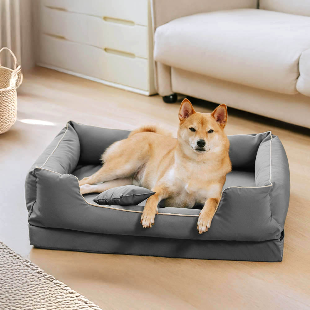 Nordic Style Waterproof Anti-Scratch Washable Dog Sofa Bed with Pillow