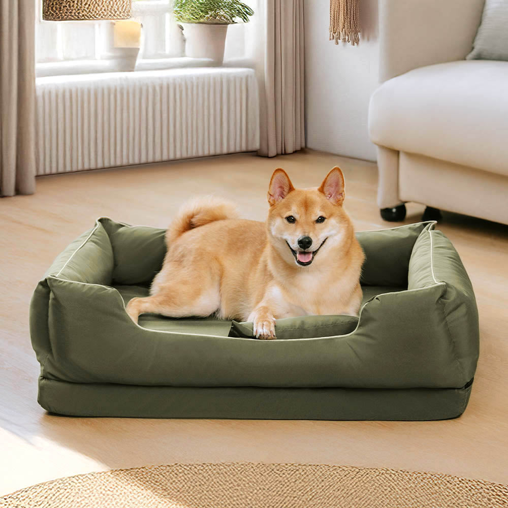 Nordic Style Waterproof Anti-Scratch Washable Dog Sofa Bed with Pillow
