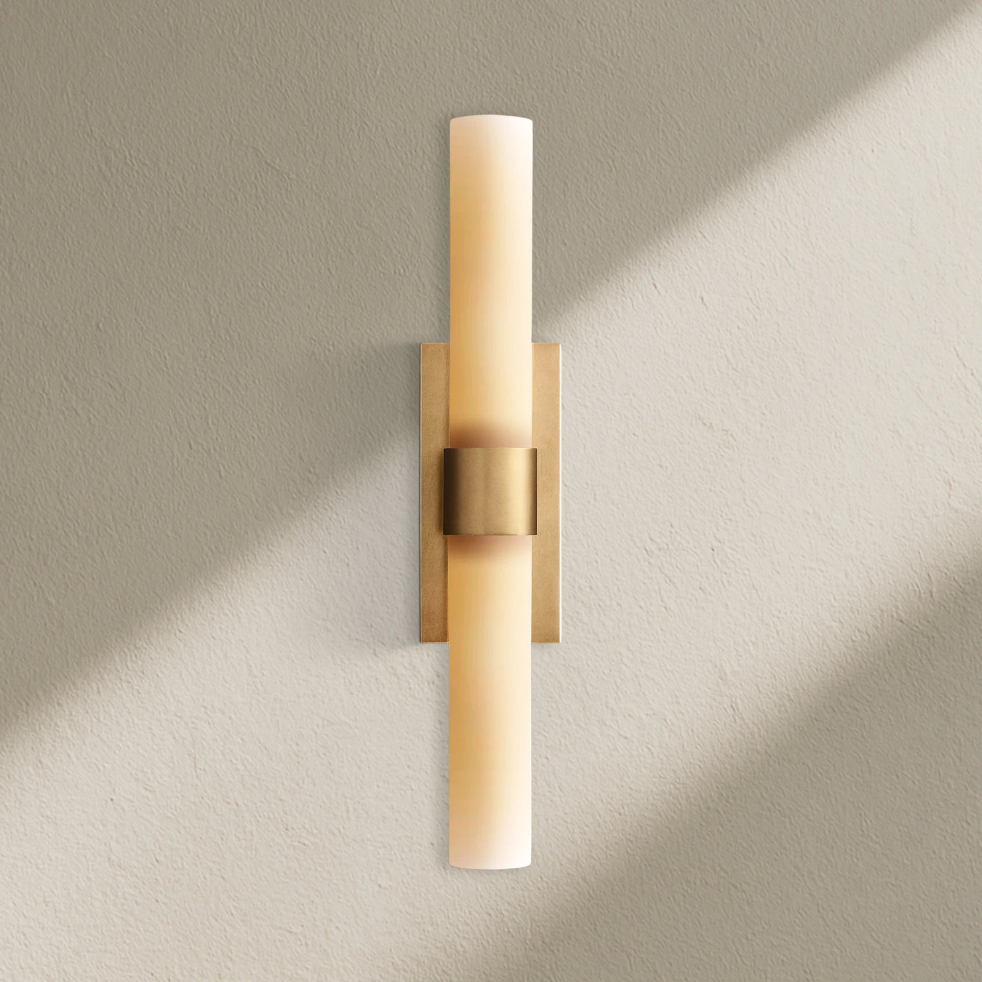 Lavefz Milk Glass Sconce