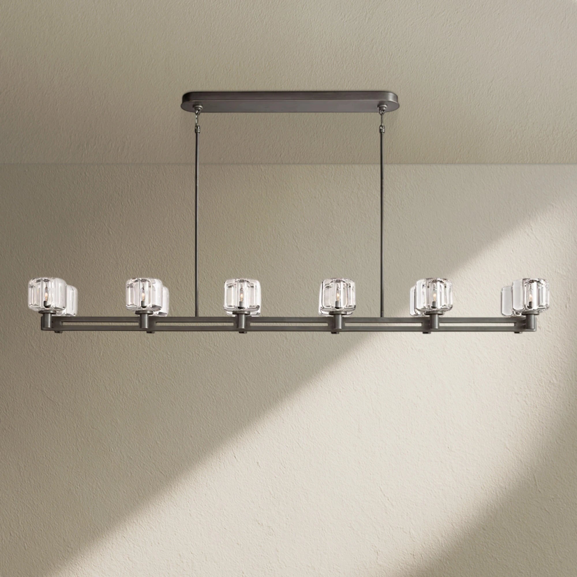 Deamafz Double Linear Chandelier 54"72"