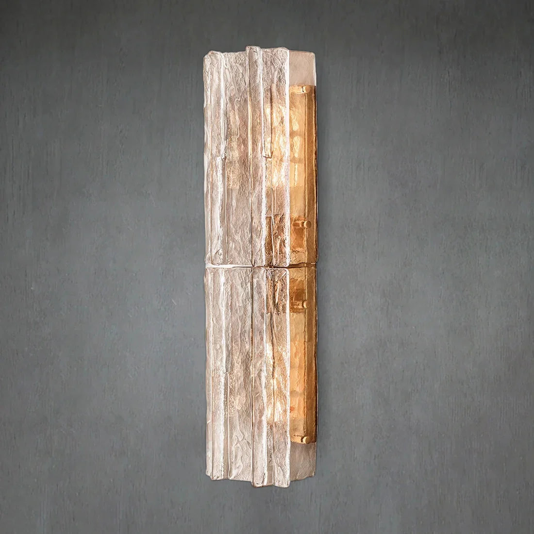 Lafz Smoke Glass Sconce 30"