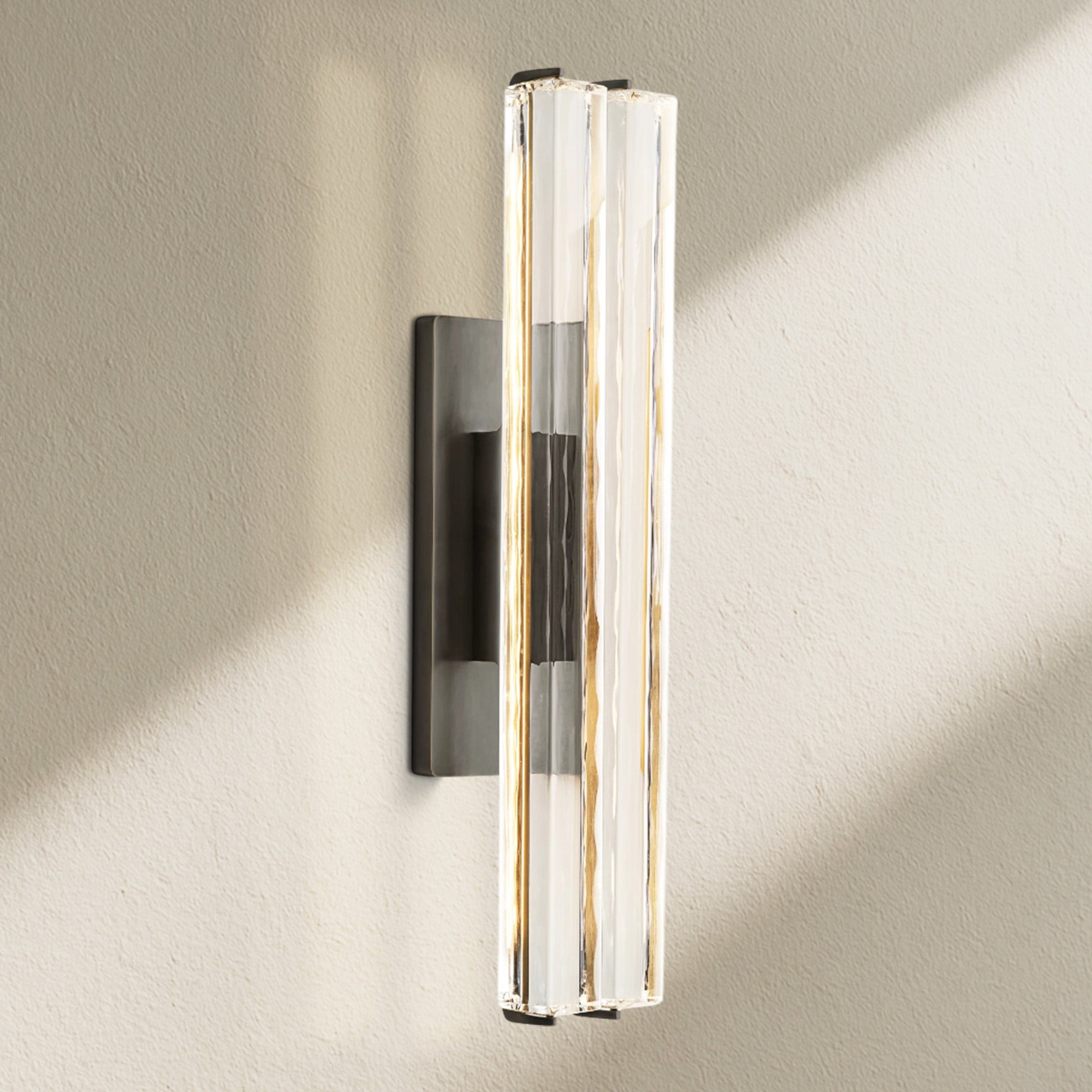 Aufz Crystal Double Sconce