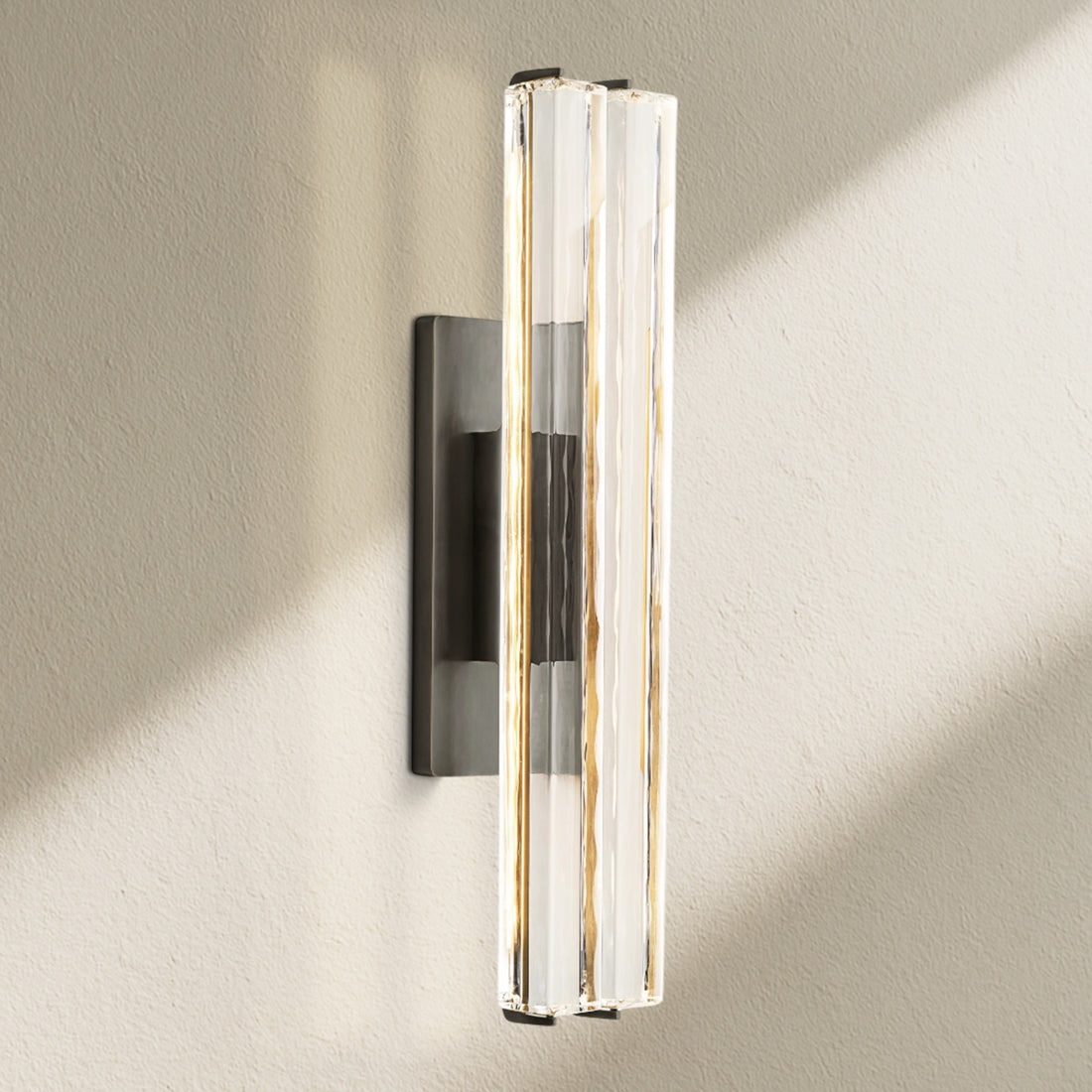 Aufz Crystal Double Sconce