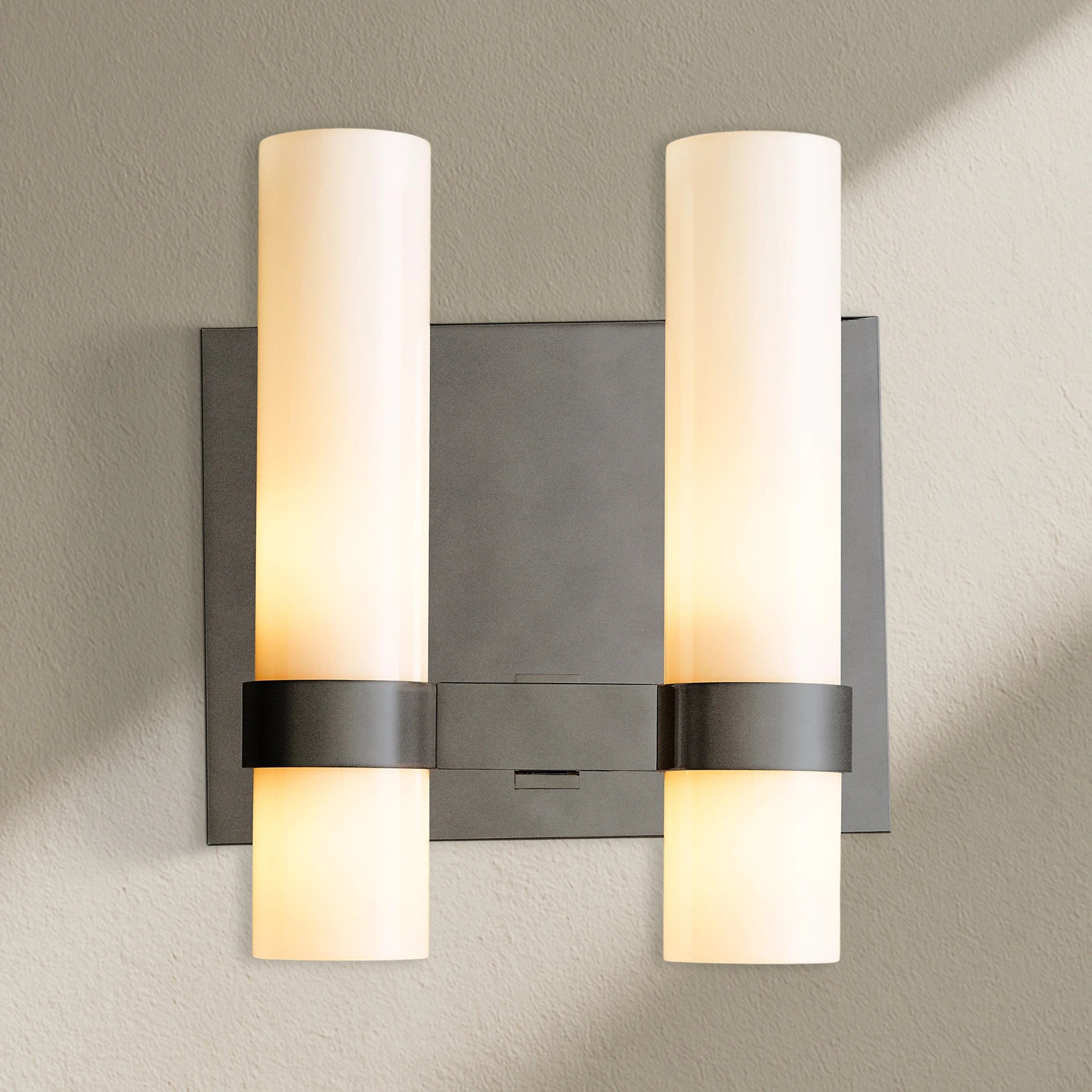 Ravfz Milk Glass Double Sconce