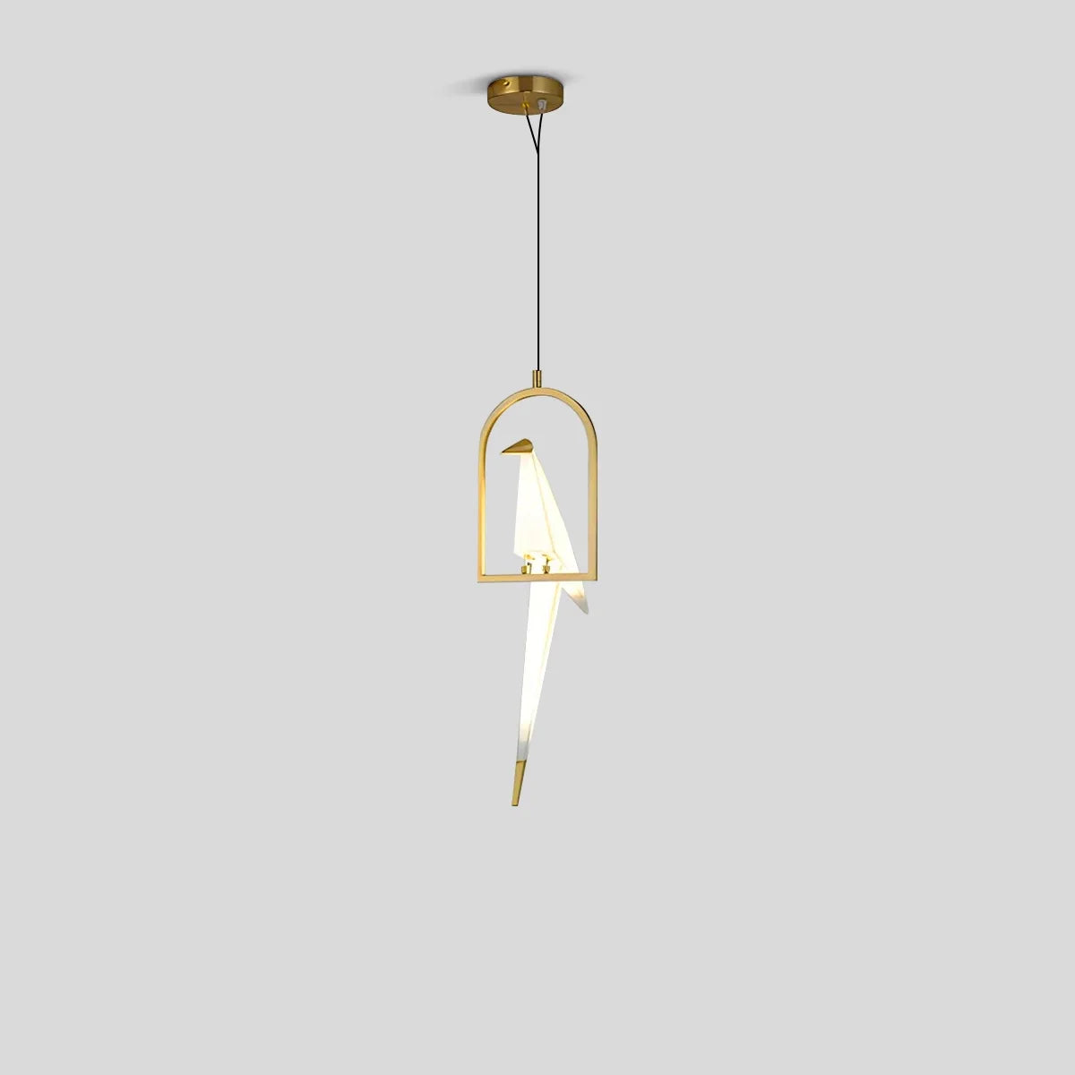 Joyfuzzy Paper Crane Bird Chandelier for Dining Room