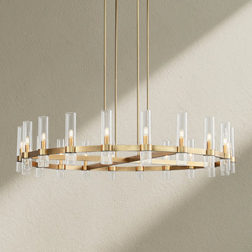 Lavefz Round Chandelier 60"